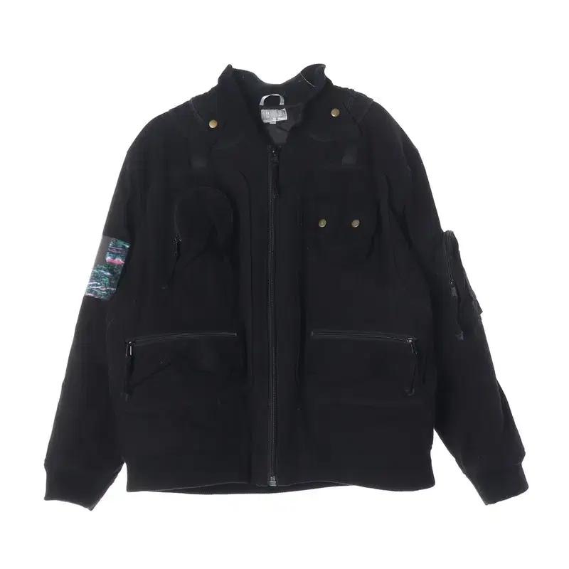 Cav Empt C.E 멀티 포켓 캔버스 자켓 블랙 XL