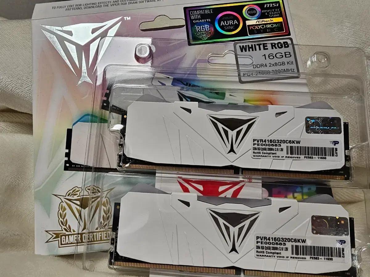 패트리어트 바이퍼 엘리트 DDR4 3200MHz 16기가(8G x 2)
