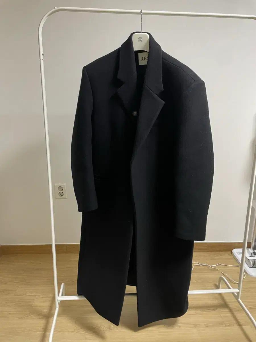 렉토 23fw 울 블렌드 오버사이즈 싱글 코트