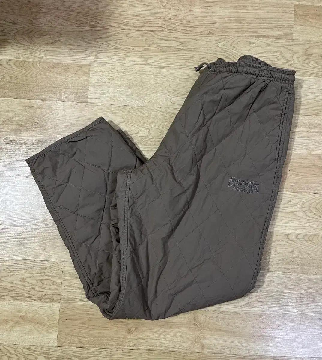 [XL] 디스이즈네버댓 다이아몬드 퀼팅 팬츠 바지