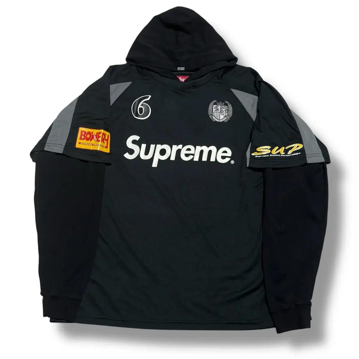Supreme 23fw 후드 사커 져지