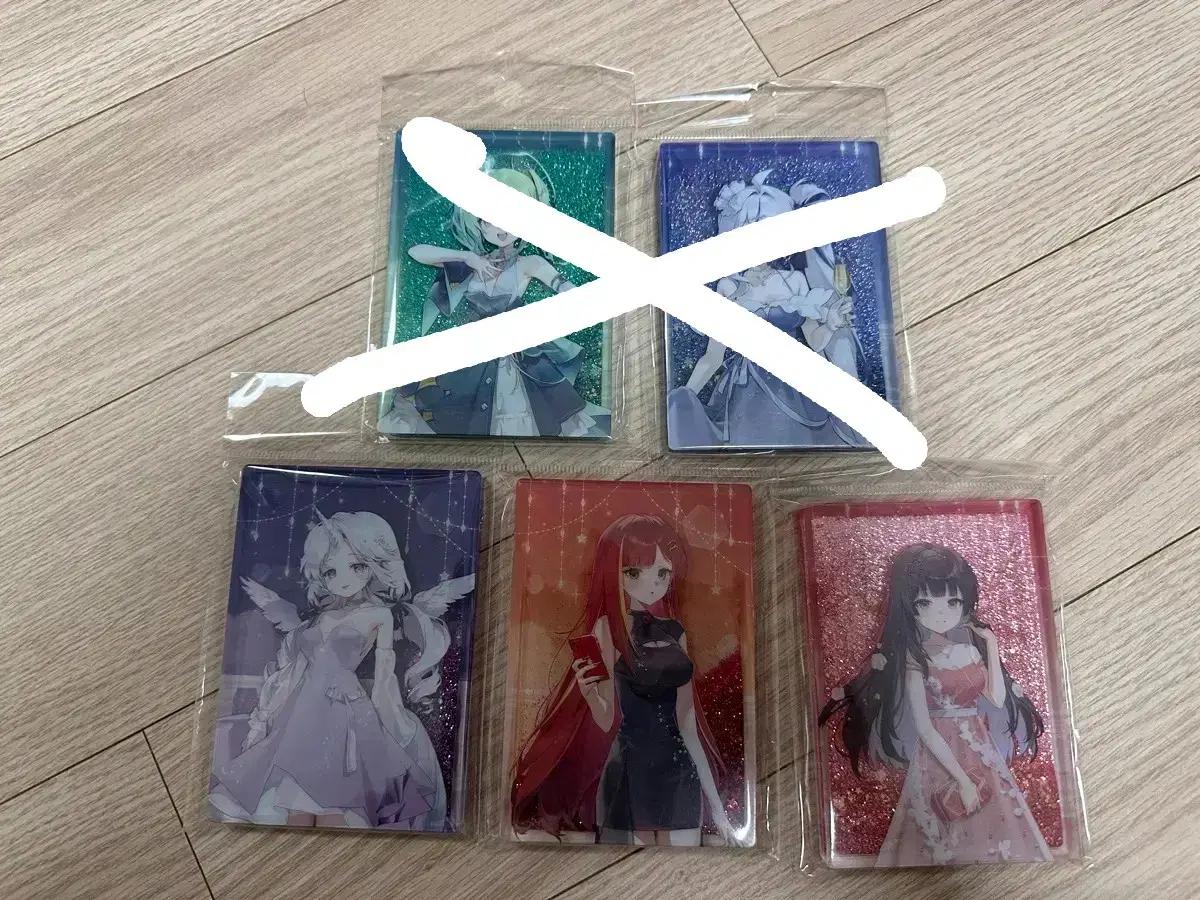 스텔라이브 AGF 2024 아크릴 글리터 일괄 판매