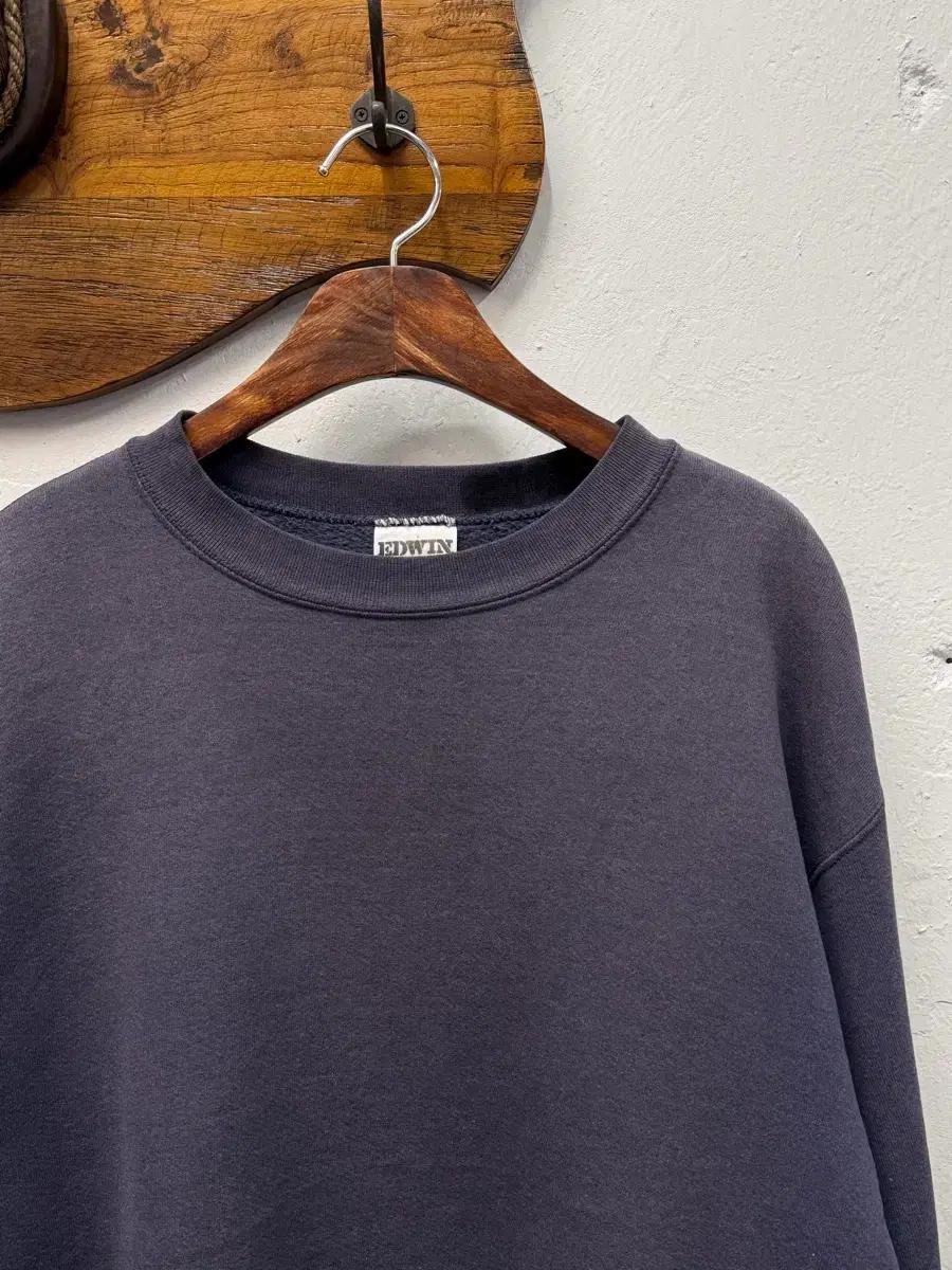 S) 90s USA EDWIN SPORTS Faded Navy Sweat