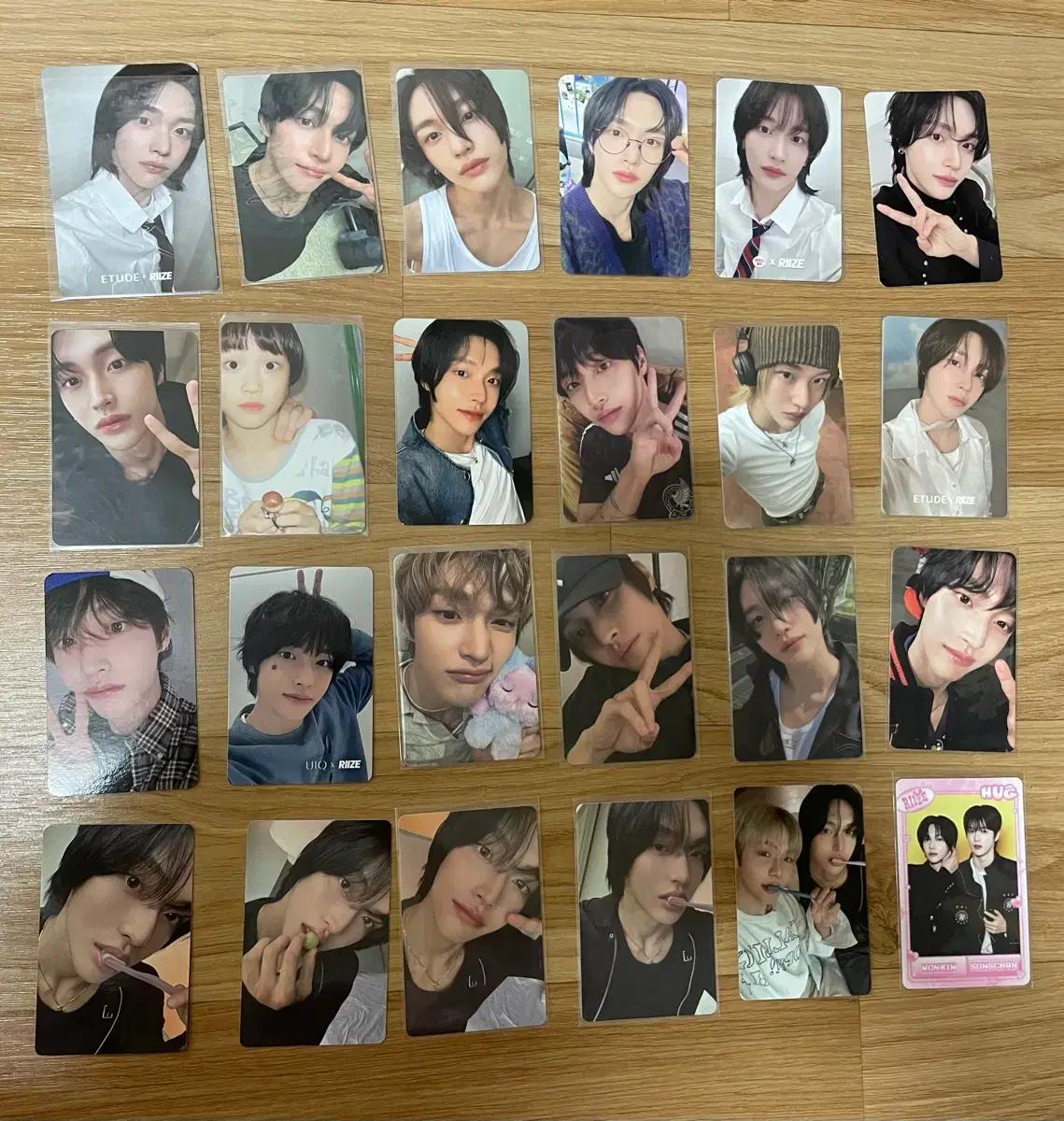 라이즈 원빈 포카 일괄 양도 (디아이콘 청포도 원빈 포함)