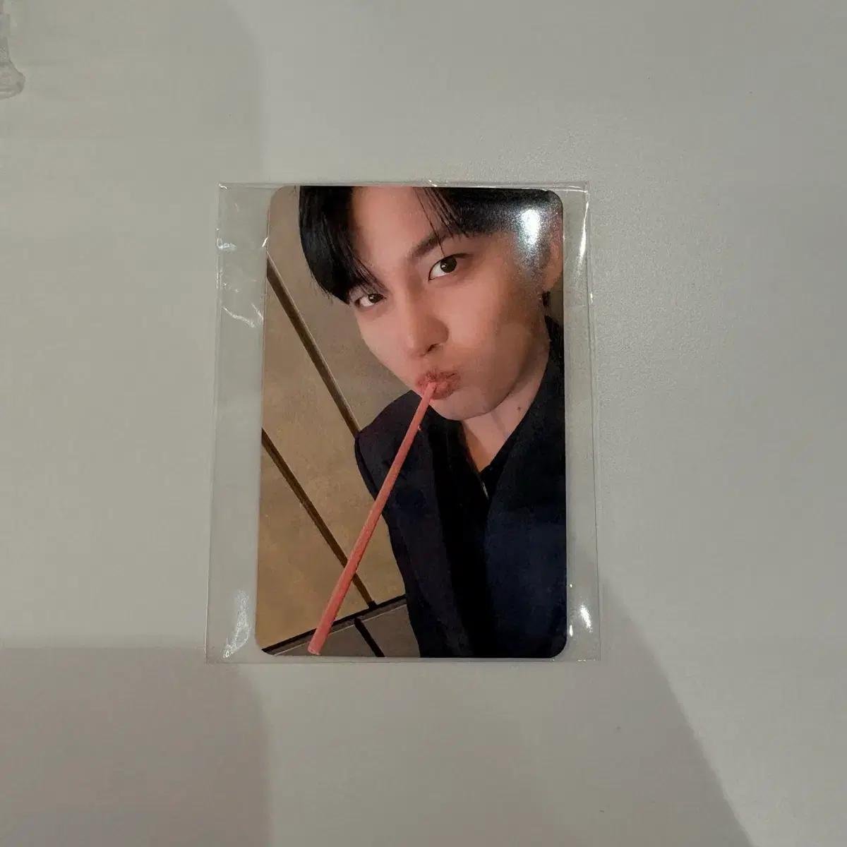 에이티즈 오픽 음료 빨대 종호 (미개봉)