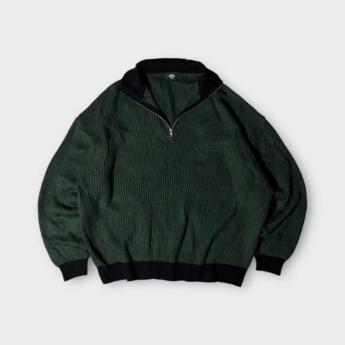 Freak's Store . 프릭스스토어 반집업 오버 니트
