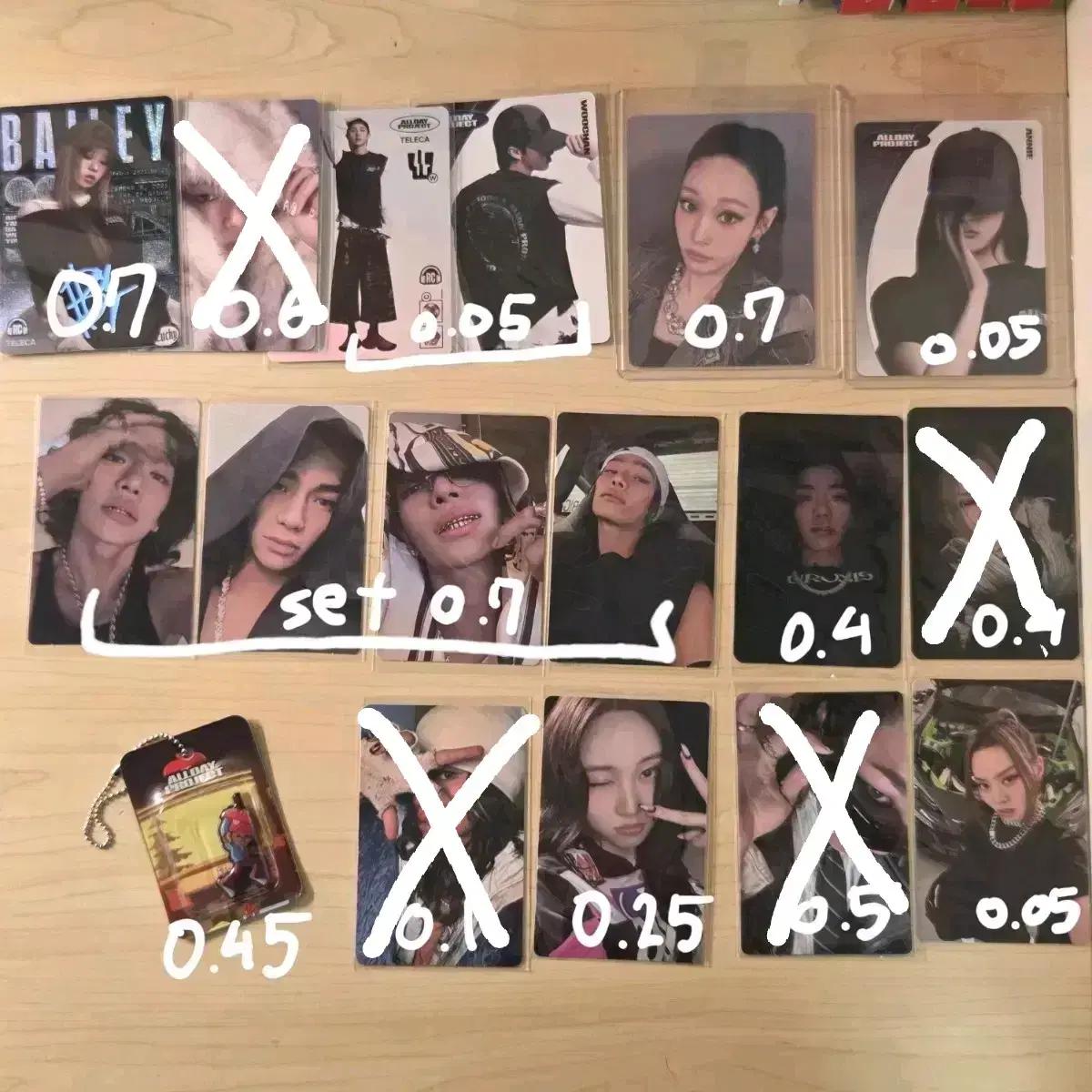 올데이프로젝트 네모즈 TBL 테레카 포카 판매 영서애니베일리 우찬타잔