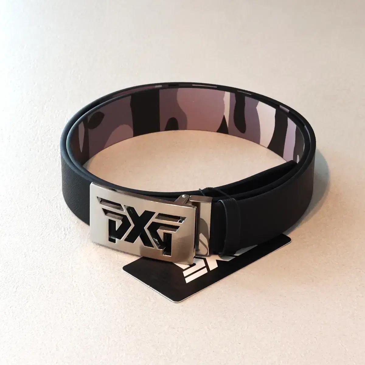 PXG 블랙 남성용 골프 벨트