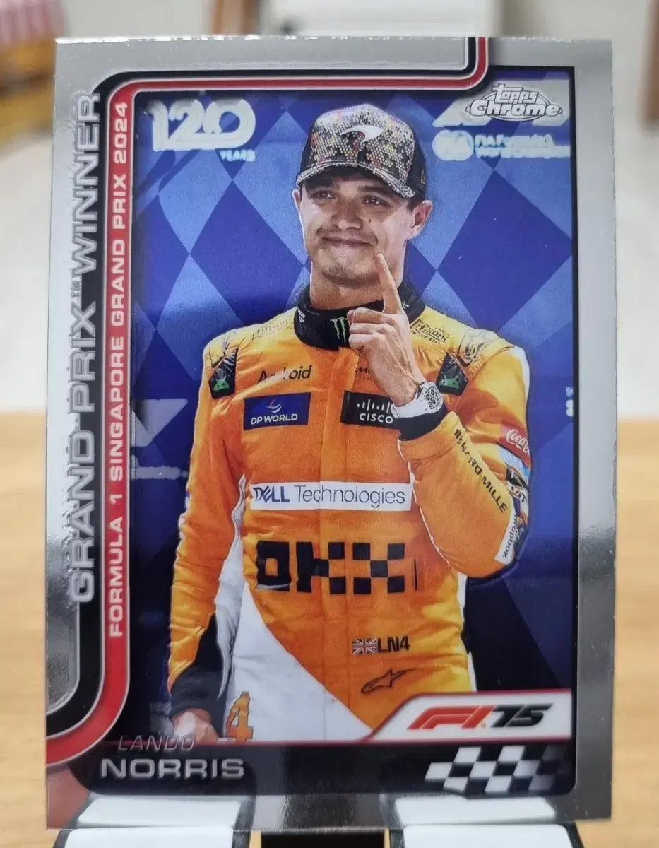 2025 F1 탑스 크롬 랜도 노리스 카드