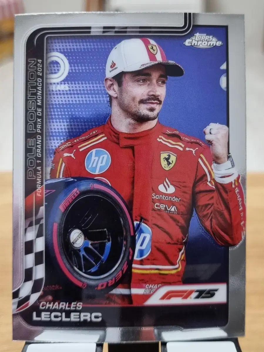 2025 F1 탑스 크롬 샤를 르클레르 카드