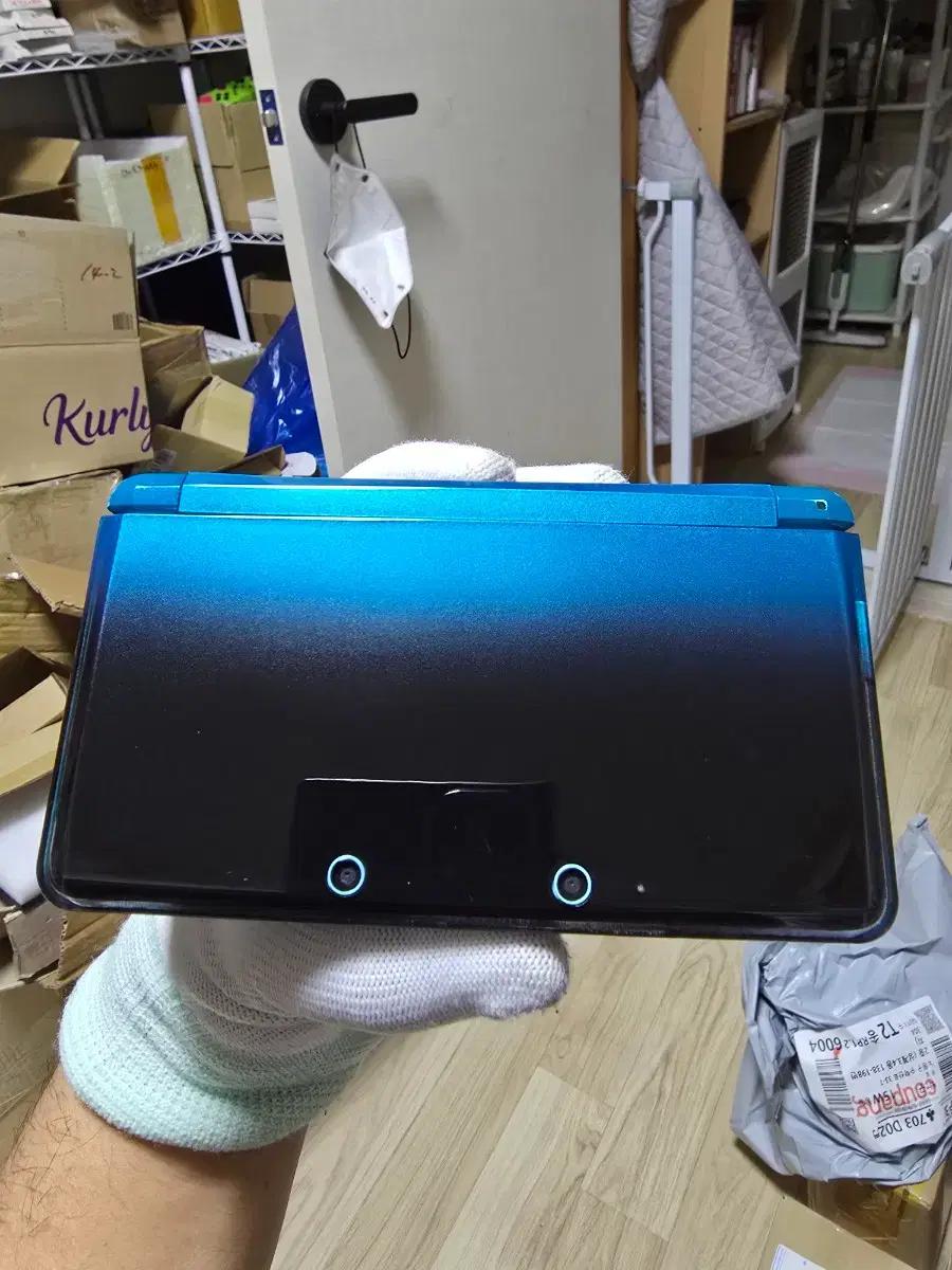 A급 새케이스,배터리 닌텐도 3DS 아쿠아블루 일본판