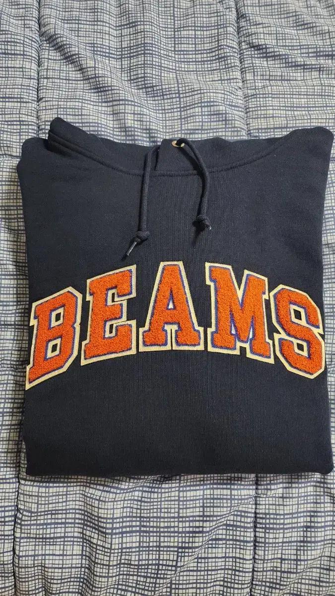 BEAMS 빔즈 후드티 네이비 새제품 XL