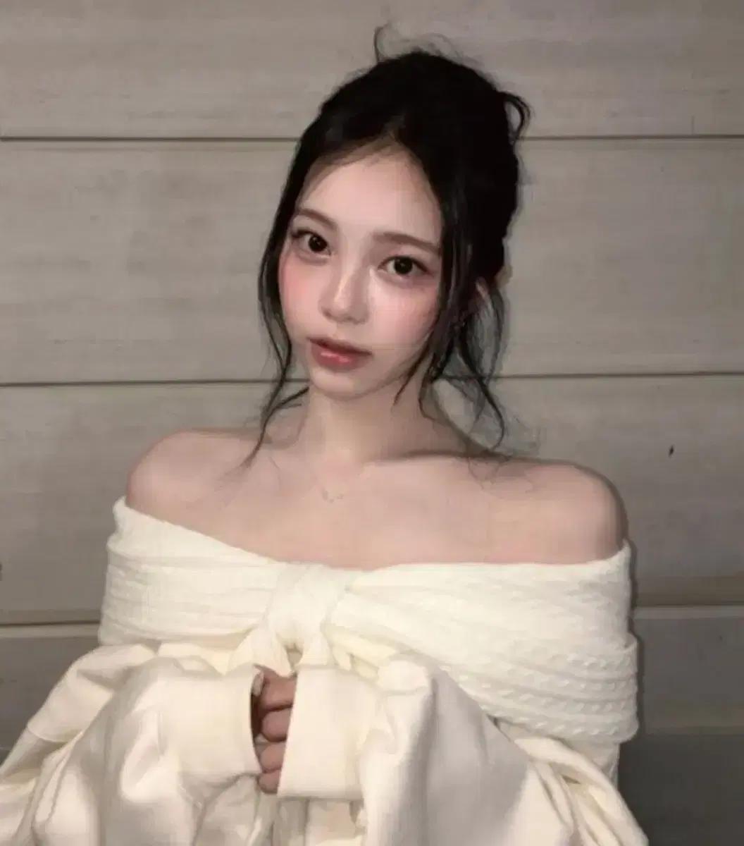 더티스 리본후드 화이트 택 O