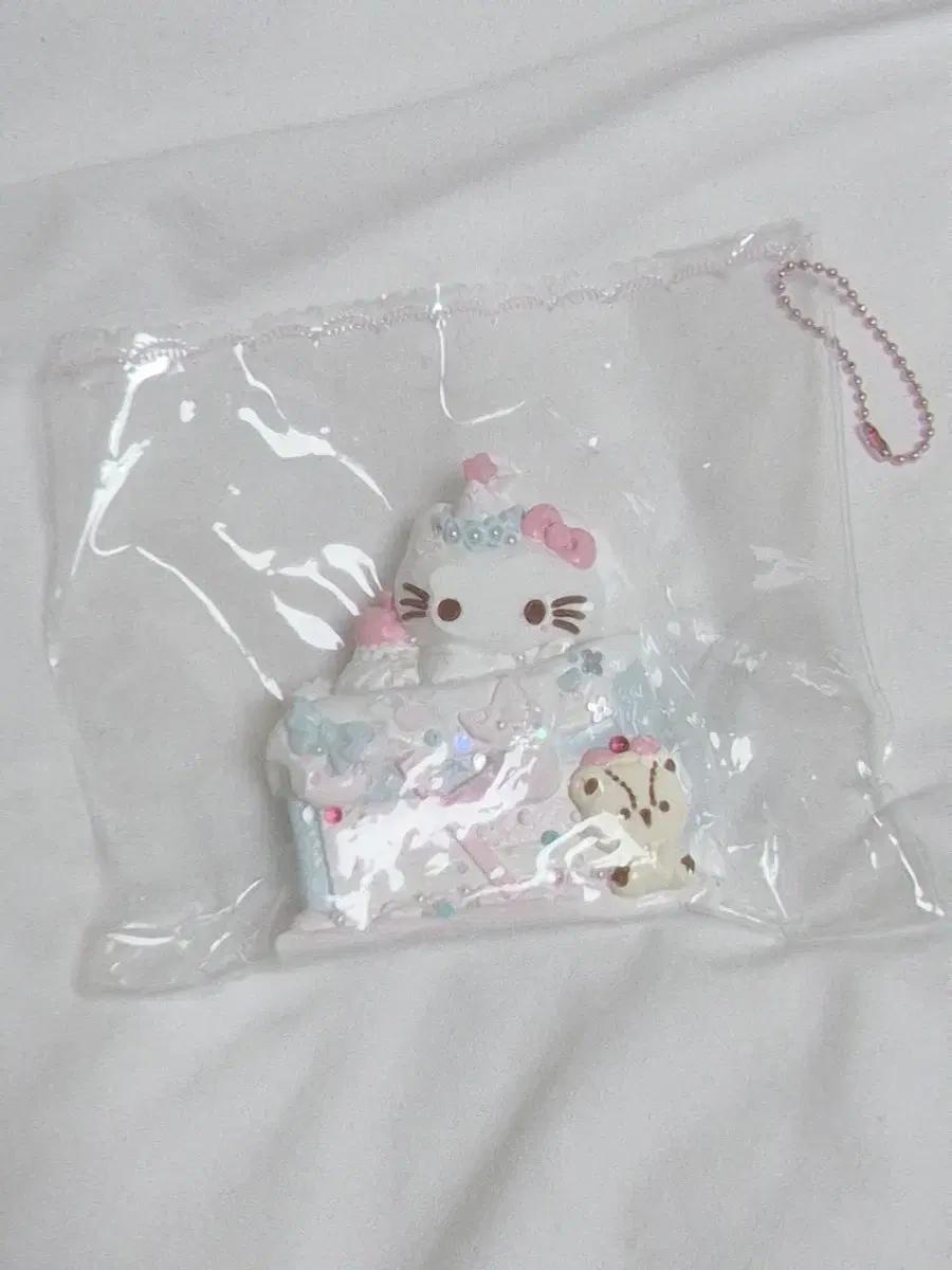 핸드메이드 산리오 키티 케이크 말랑이