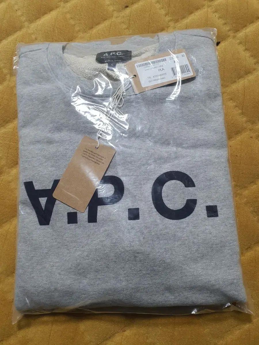 아페쎄A.P.C.로고 맨투맨 티셔츠xl
