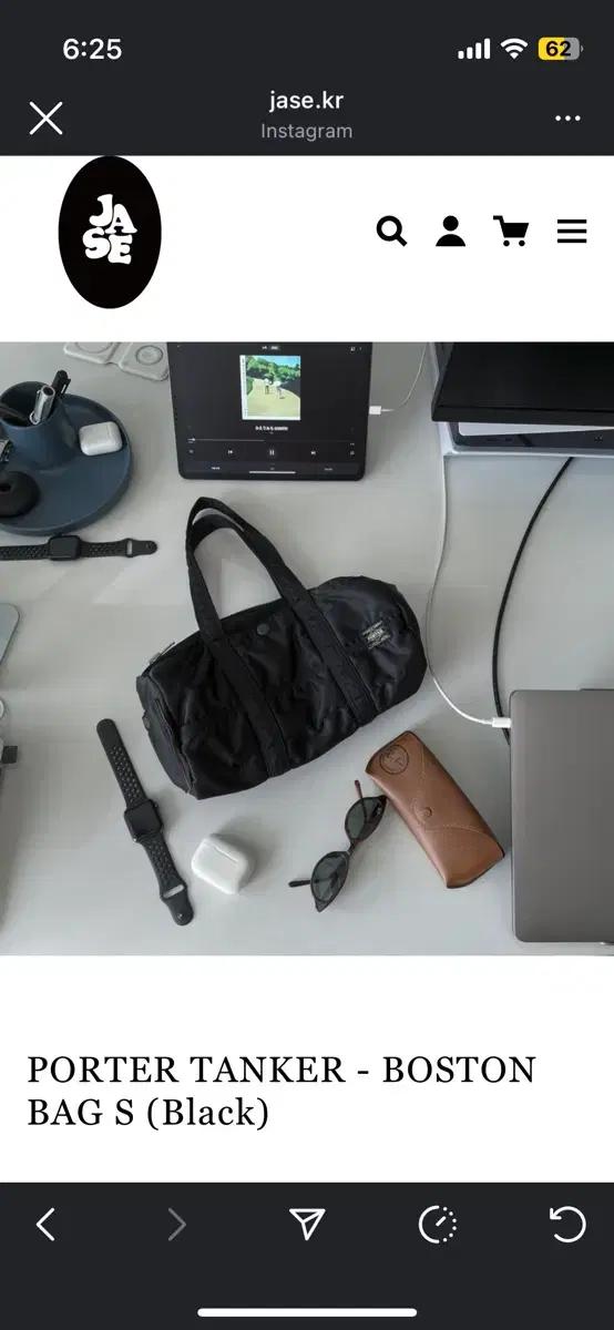 포터 탱커 보스턴백 S 블랙