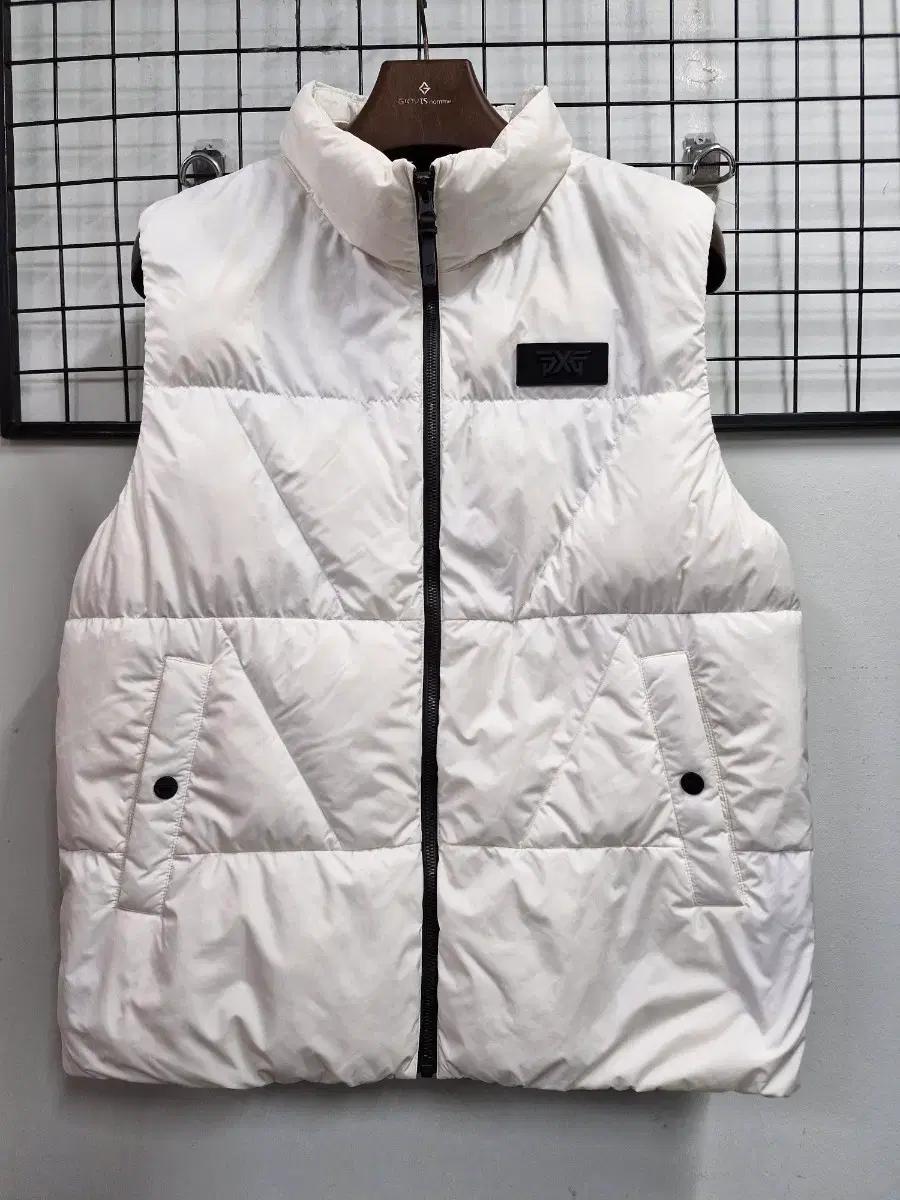 100L PXG 화이트 웰딩 다운 조끼 베스트.