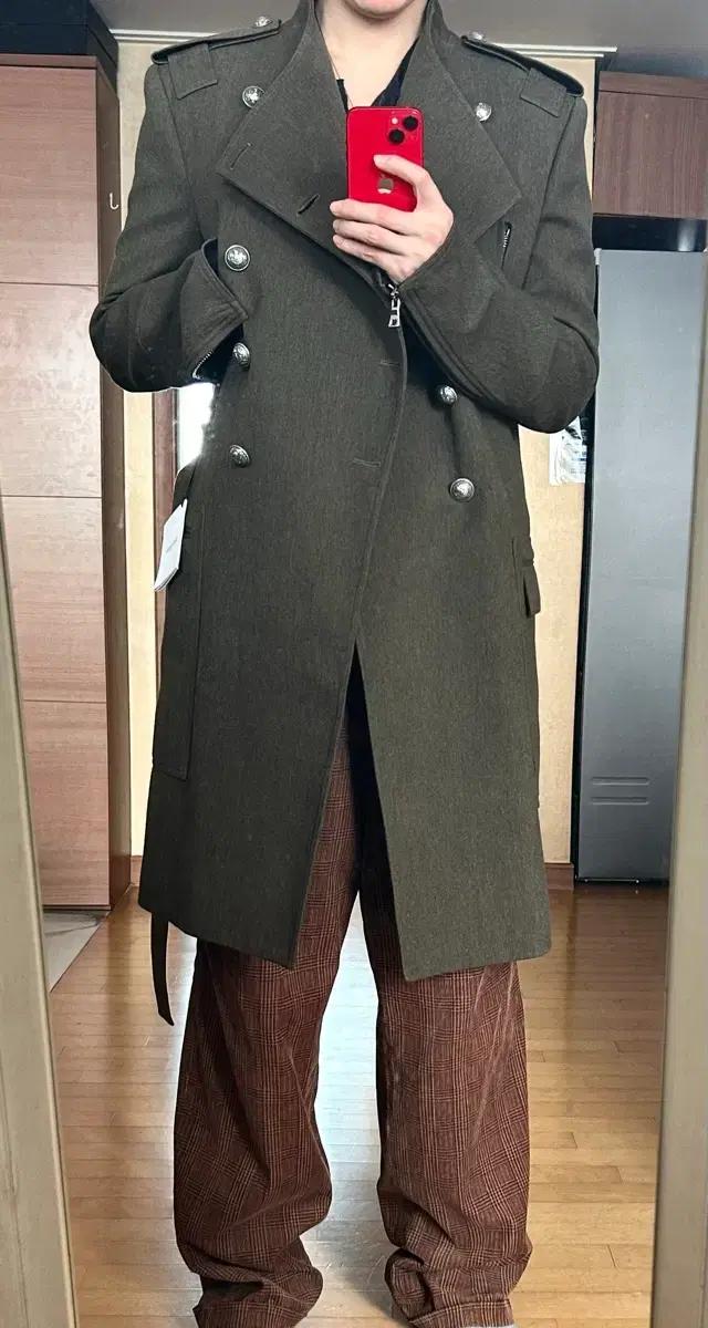 발망 밀리터리 코트