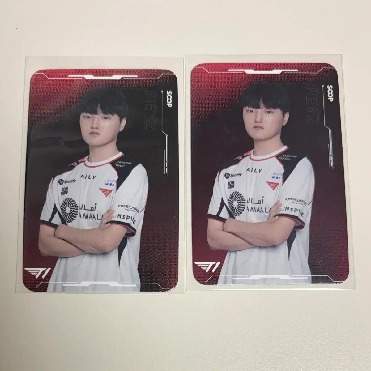 T1 티원 페이즈 peyz 김수환 티원존 t1zone soop 포카