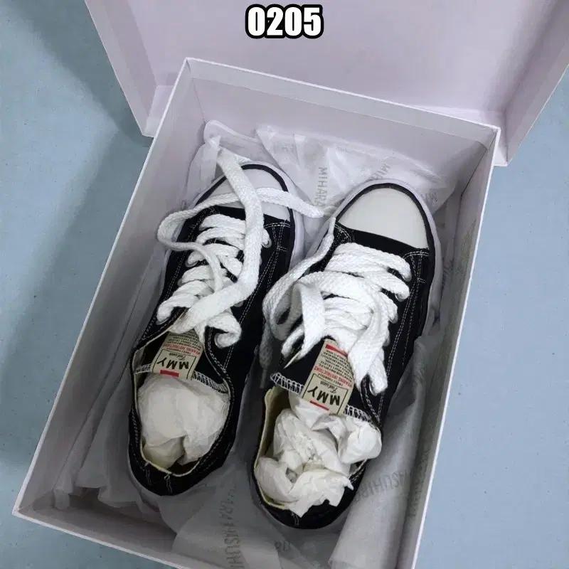 270 메종 미하라 야스히로 피터슨 블랙 운동화 새제품