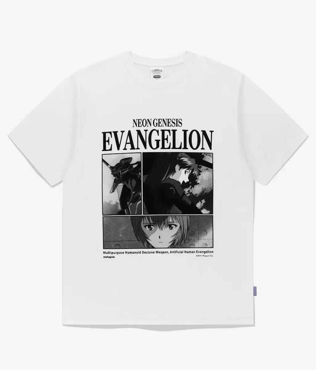 (새상품) 마하그리드 에반게리온 반팔 티셔츠 EVA POSTER TEE
