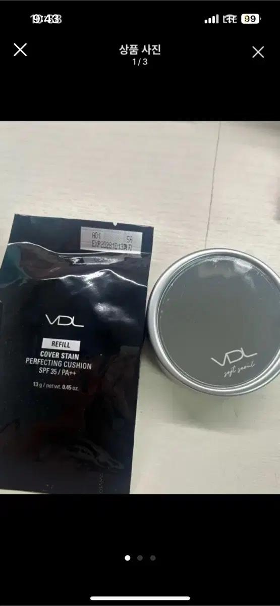 브이디엘 VDL vdl 커버 스테인 퍼펙팅 쿠션 에이 01 본품 리필