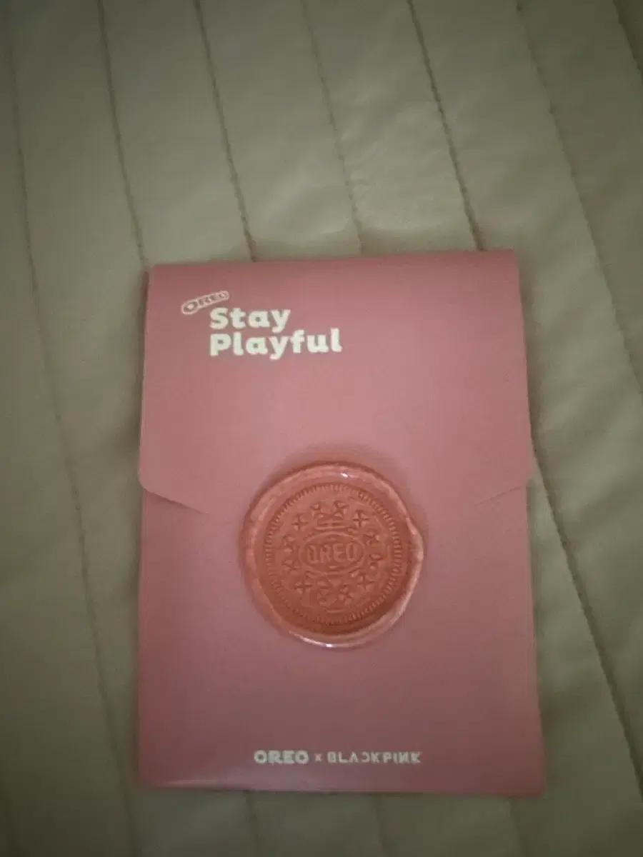 오레오 블랙핑크 콜라보 포토카드