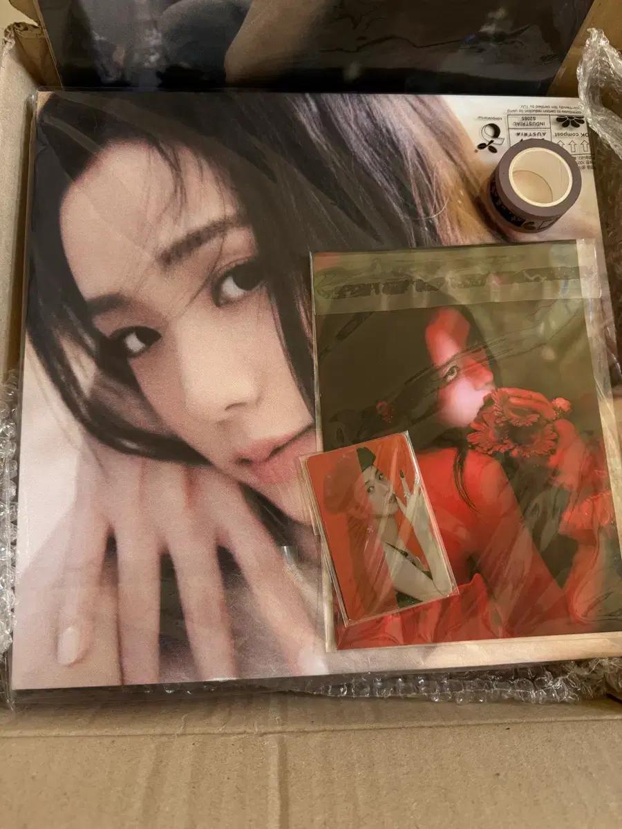 블랙핑크 지수 꽃 lp 미개봉, 특전 포함
