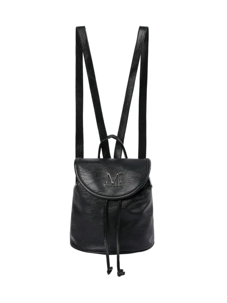 무센트 LUNELLE METAL LOGO LEATHER MINI BACK