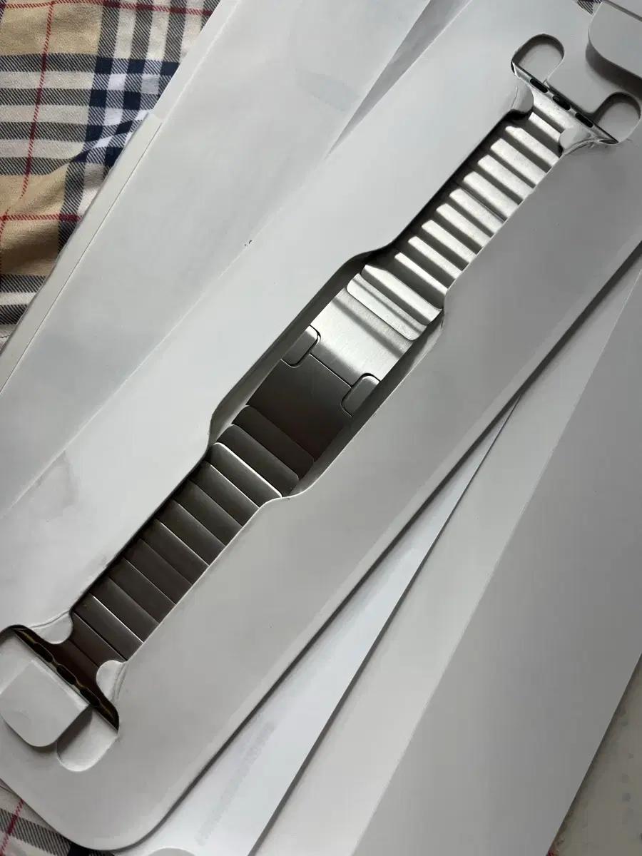 애플워치 링크브레이슬릿 42mm 실버 신품급