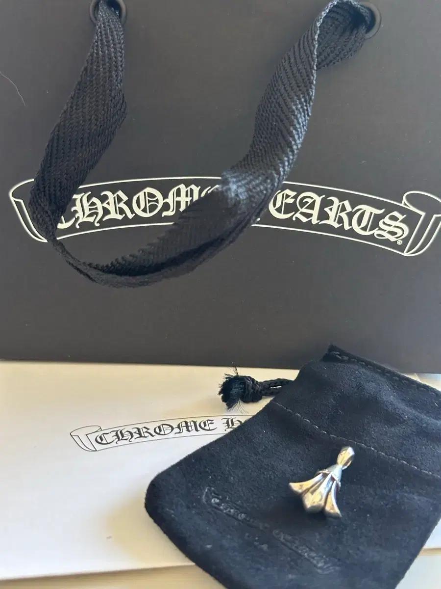 [F] 크롬하츠 Chrome Hearts 크로스 테일 참 실버 팬던트 목