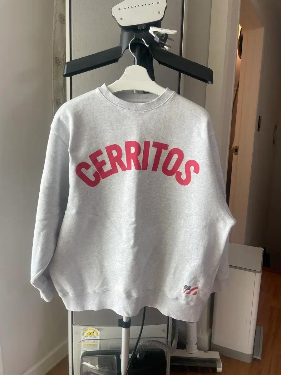 호텔세리토스 cerritos 멜란지그레이 맨투맨티 XL