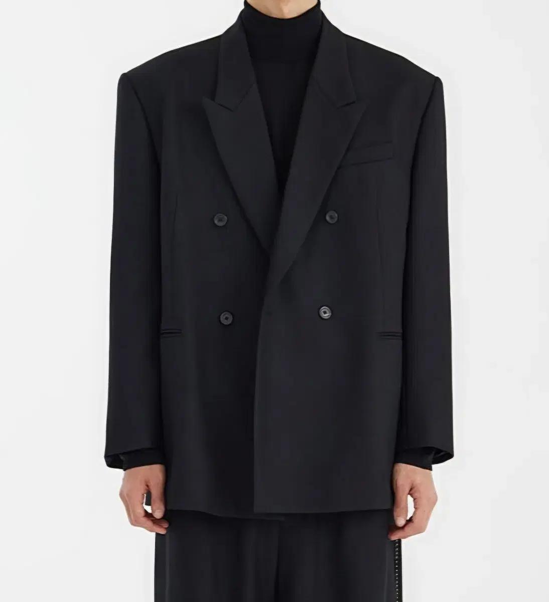 [M] 유스 Oversized Double-Breasted Jacket