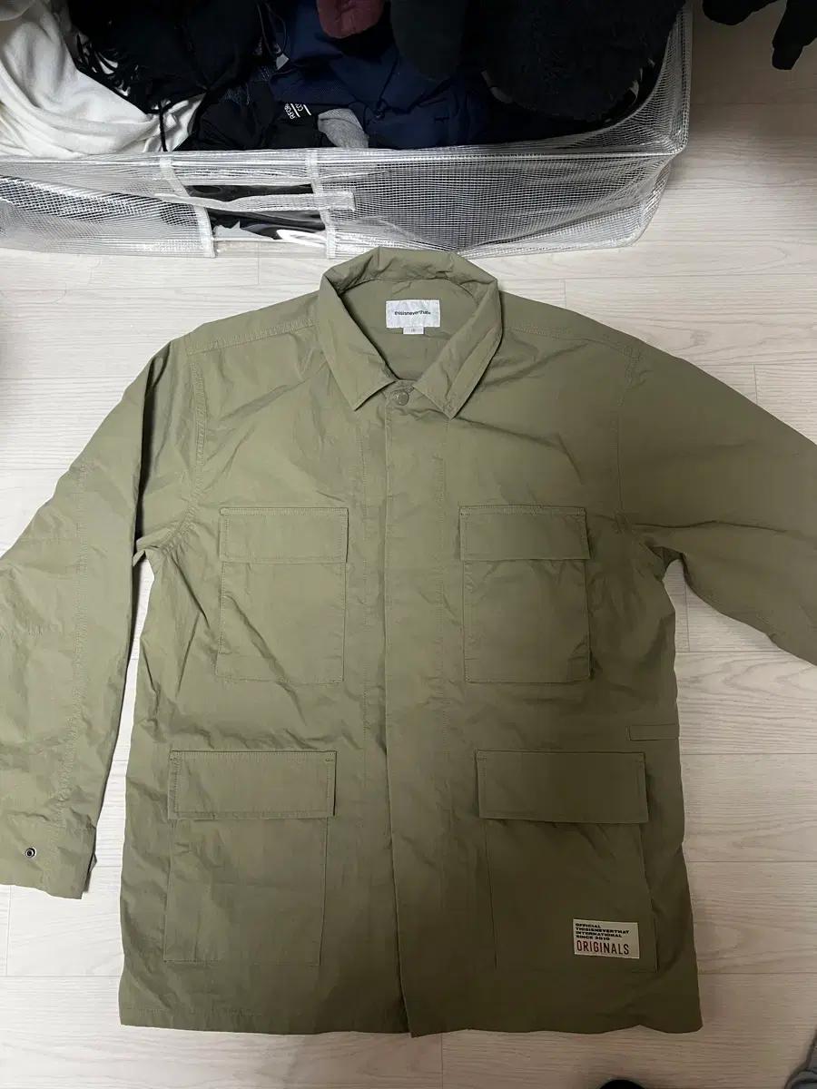 디스이즈네버댓 나일론 립스탑 BDU 재킷 카키