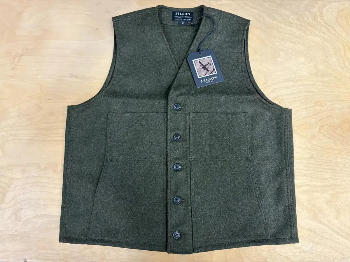Filson 필슨 울 매키노 베스트,조끼 XL사이즈 (포레스트 그린)