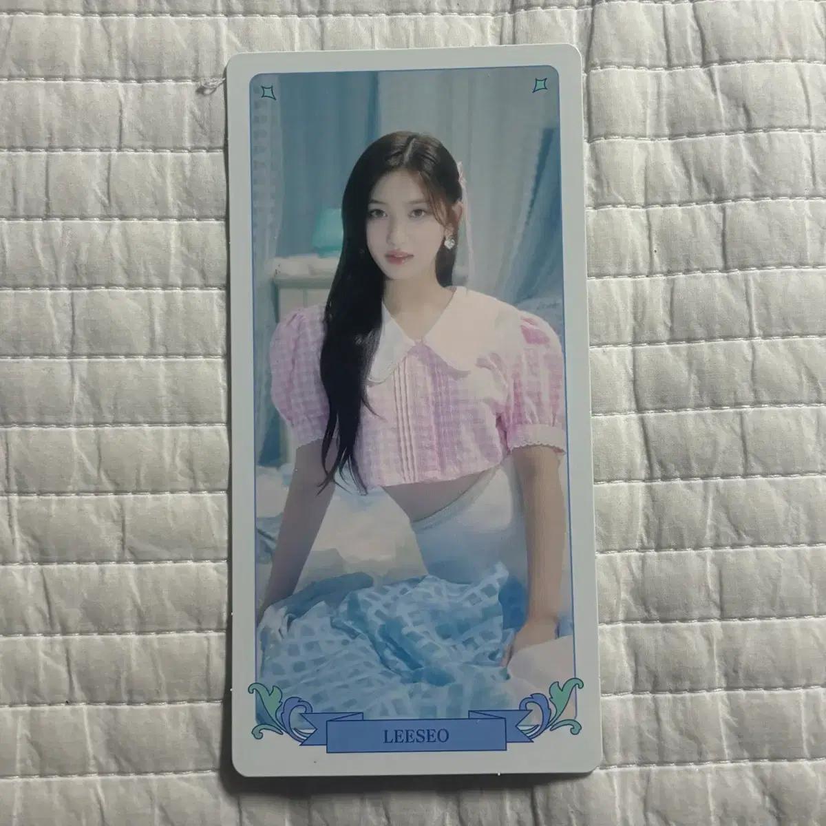 아이브 이서 2024 시즌그리팅 시그 메시지카드 구성품 굿즈 판매
