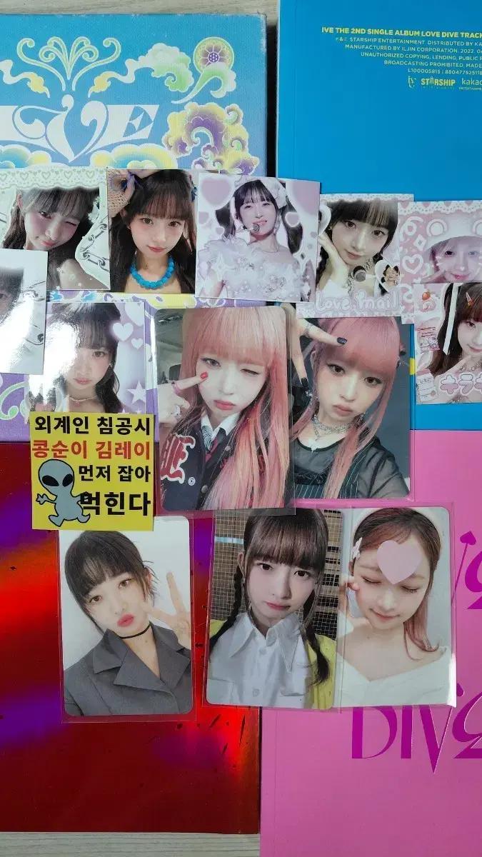아이브 레이 포토카드 세트 +덤 앨범,레이 도무송