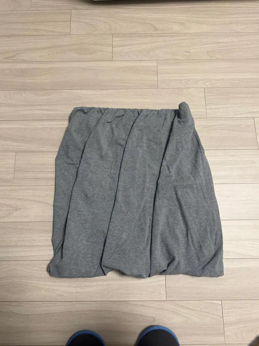 낫띵에브리띵 BALLOON SKIRT IN MELANGE GREY