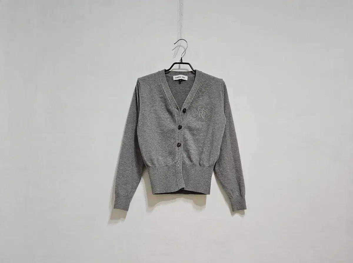 제너럴아이디어 자수 가디건