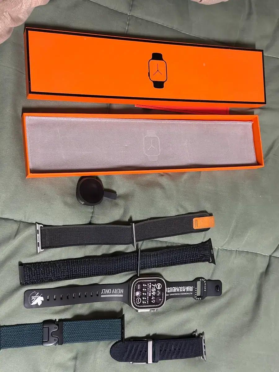 애플워치 울트라1 49mm 티타늄 +각종 스트랩