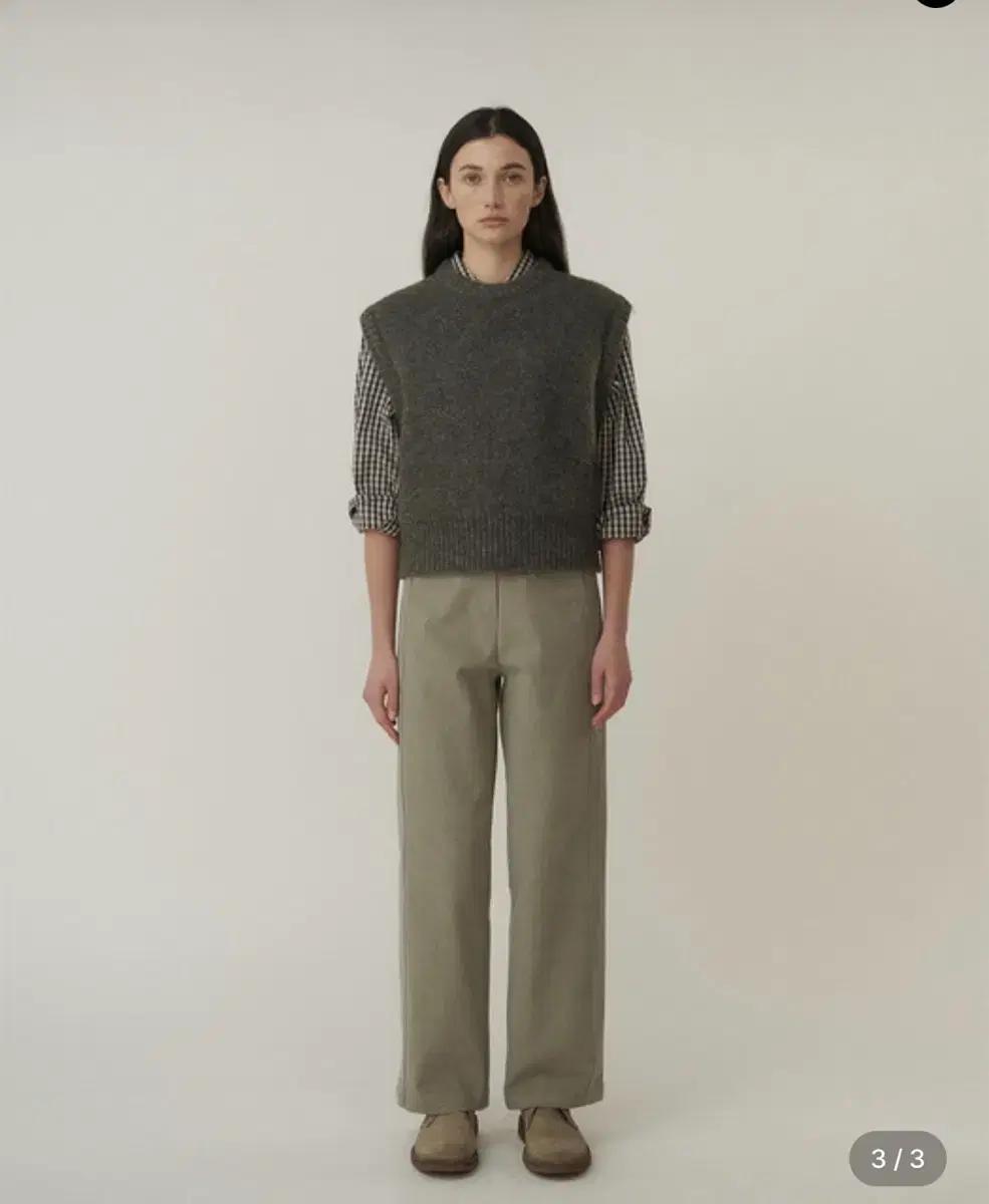 베르센트 Winter cotton pants (leaf khaki)
