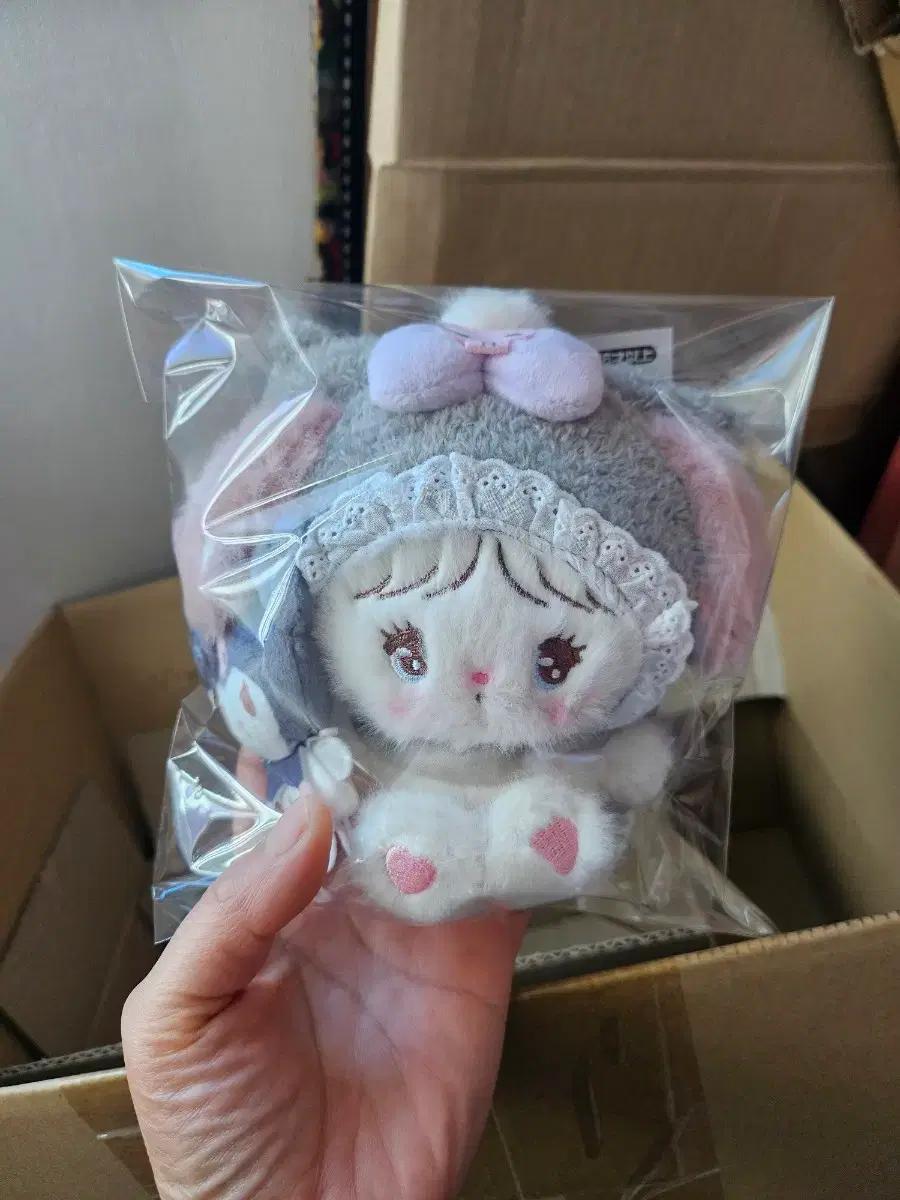 산리오 mikko 미코 콜라보 마스코트 인형 라떼 수플레