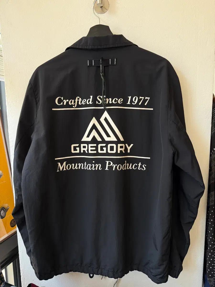 GREGORY 코치 자켓 블랙 XL