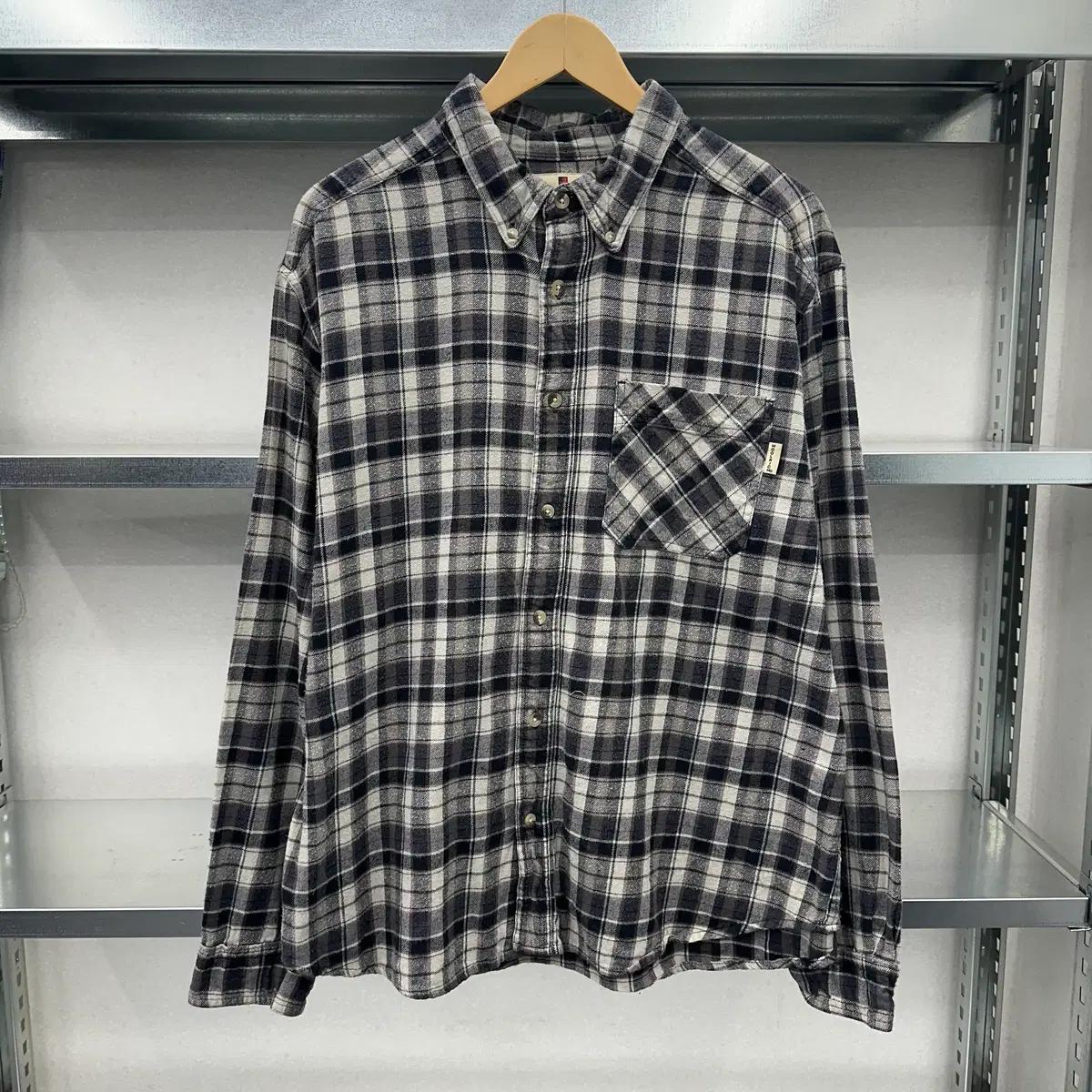 (XL)WOOLRICH 체크 셔츠-Y1011