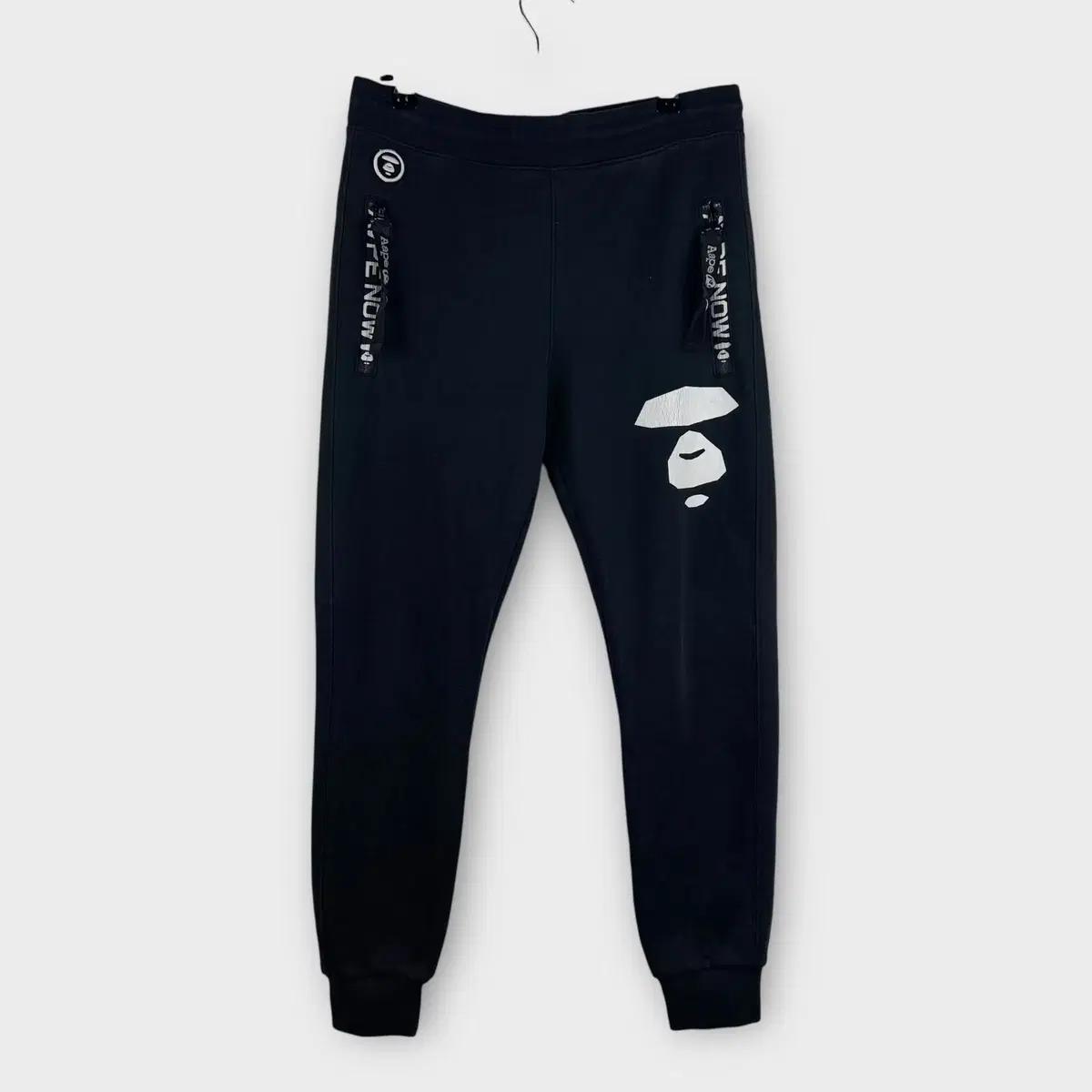 (S) Aape 스웻 조거 팬츠 블랙