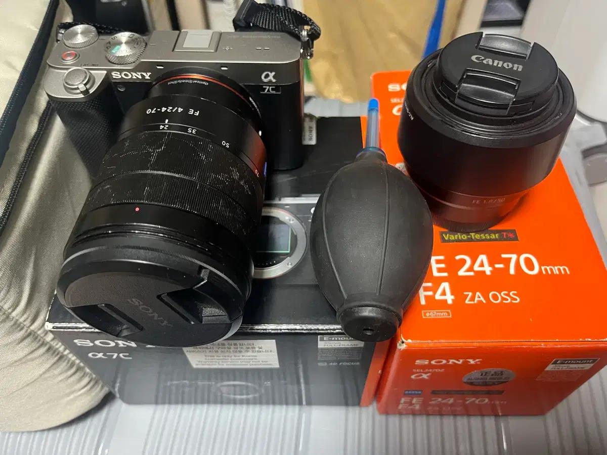 소니 a7C + SEL2470Z , SEL50F18F