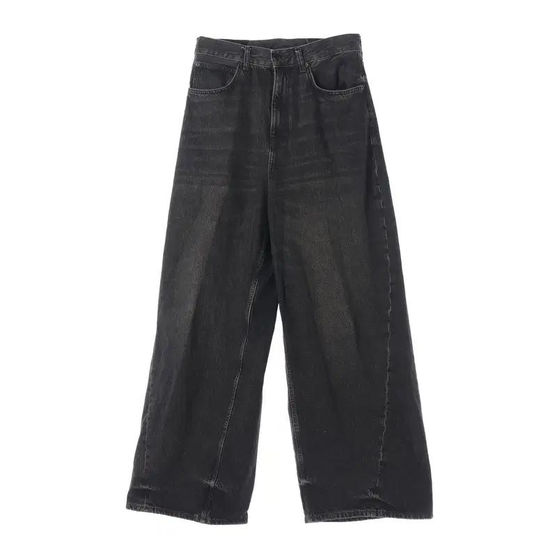ZARA 자라 흑청 와이드 데님팬츠/남성31/TTKYYG2023