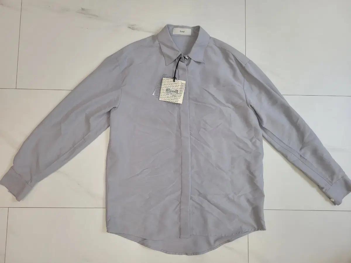 던스트 히든 소프트 셔츠 새상품 Greyish Soft Blue M