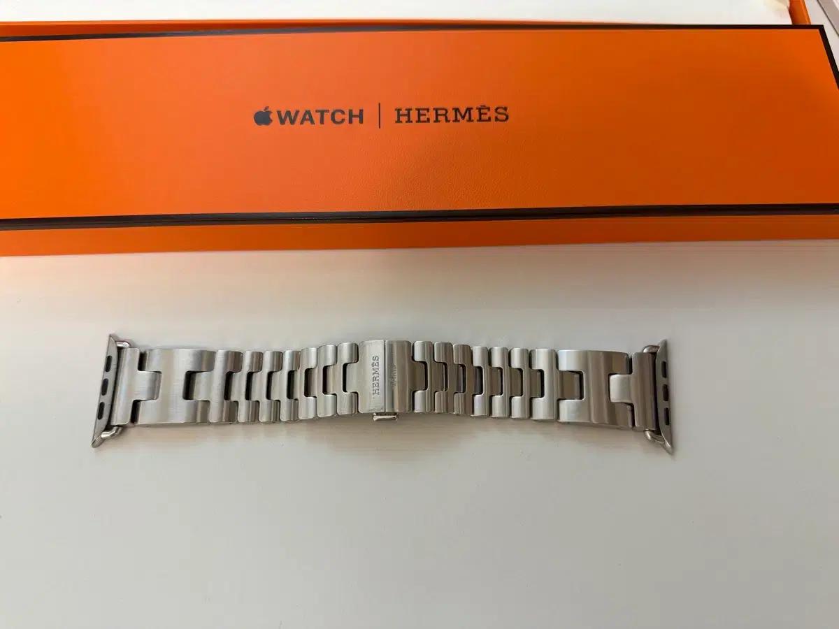 애플워치 에르메스 그랑h 사티네 46mm L사이즈