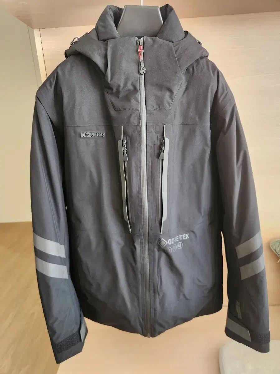 K2 Safety 고어텍스 블랙 바람막이 자켓